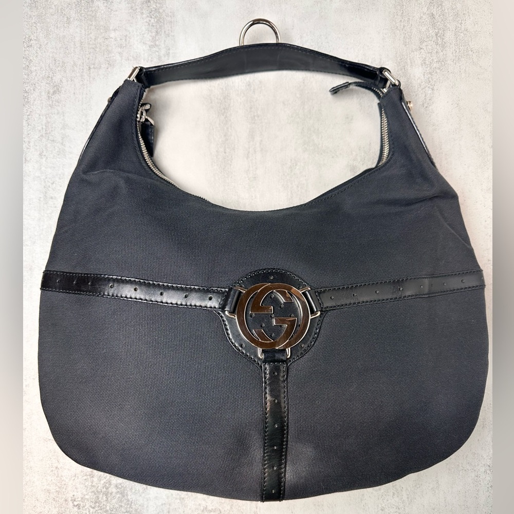 Gucci Black Hobo Bag